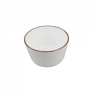 Kom diam. 14cm. Nordika Coral Brown kleur brown