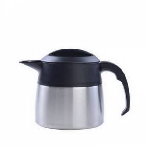 ISOLIERBEHÄLTER EASYCLEAN-MINI, DOPPELWANDIGER EDELSTAHL-INHALT. 0,9 l. FARBE SCHWARZ OHNE AUFDRUCK