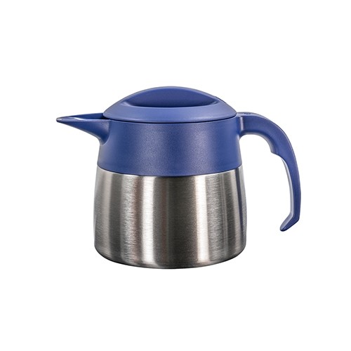 ISOLIERBEHÄLTER EASYCLEAN-MINI, DOPPELWANDIGER EDELSTAHL-INHALT. 0,9 l. FARBE BLAU OHNE AUFDRUCK