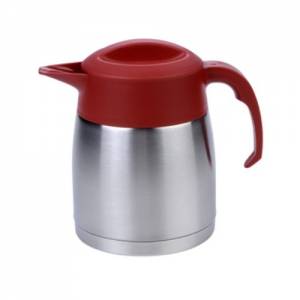 POT ISOLÉ EASYCLEAN DOUBLE PAROI CONTENU EN ACIER INOXYDABLE. 1,2L. COULEUR ROUGE SANS IMPRESSION