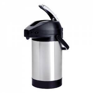 PUMP CAN DOUBLE WALL STAINLESS STEEL CONTENT. 3.5L. EASY PUSH