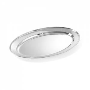 Dienblaadje rvs afm. 24x17cm.