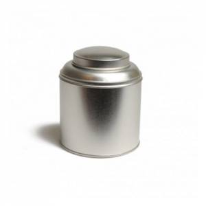 TIN TIN TIN AVEC COUVERCLE DIAM. 9 CM. HG. 11CM.