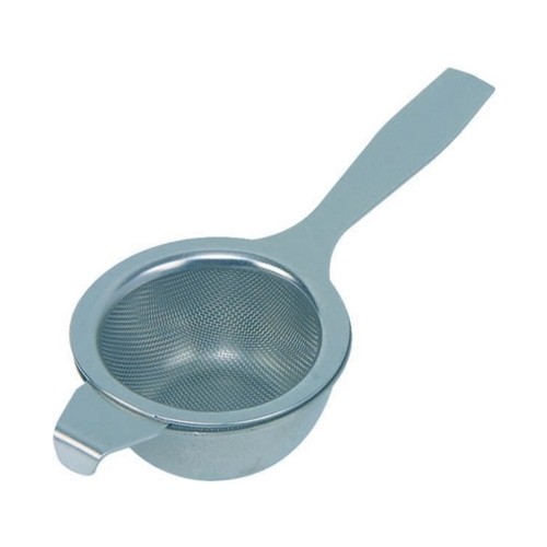 TEA STRAINER W/DRAIN DISH DIAM. 5.5CM. STAINLESS STEEL