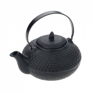 ORIENTAL TEAPOT CONTENTS. 0.85Ltr. PORCELAIN COLOR BLACK