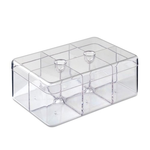 TEA BOX 6/CONTAINERS ACRYLIC - MEPAL
