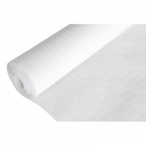 TABLECLOTH PAPER WAFFLED DIM. 1.18X20 METER COLOR WHITE