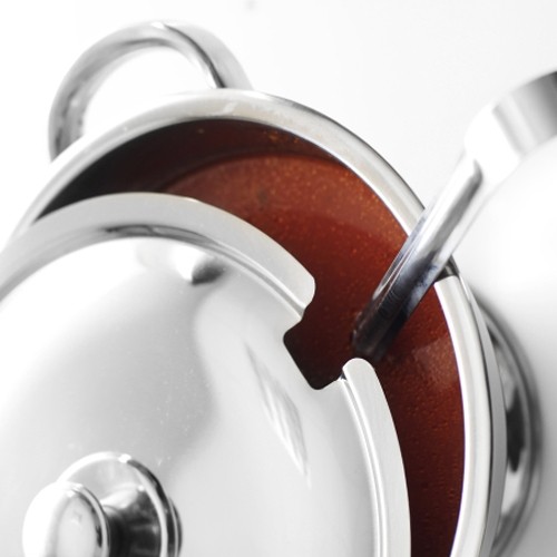 TERRINE À SOUPE AVEC COUVERCLE CONT. 3.0L. acier inoxydable