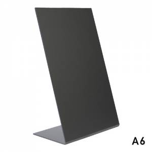 TISCHKREIDETAFEL L-BOARD A6 FARBE SCHWARZ ACRYL SET 3 STÜCK SECURIT