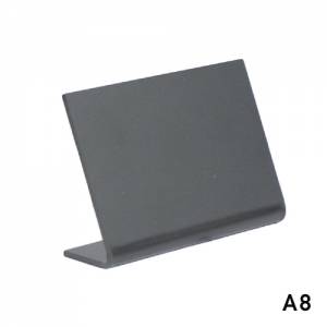 TISCHTAFEL L-BOARD A8 FARBE SCHWARZ ACRYL SET 5 STÜCK SECURIT