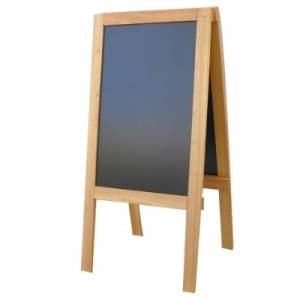 SIDEWALK-KREIDETAFEL, DOPPELSEITIGE GRÖSSE. 113x71x139CM.