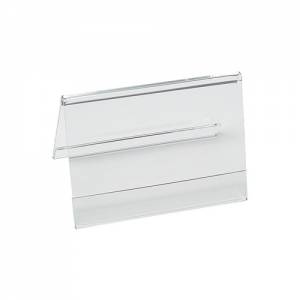 MENÜKARTENHALTER PLEXIGLASGRÖSSE. 12x8CM.