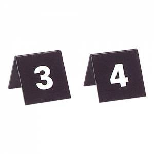 NUMEROS DE TABLE 41 A 50 DIM. 4X4CM. PLASTIQUE