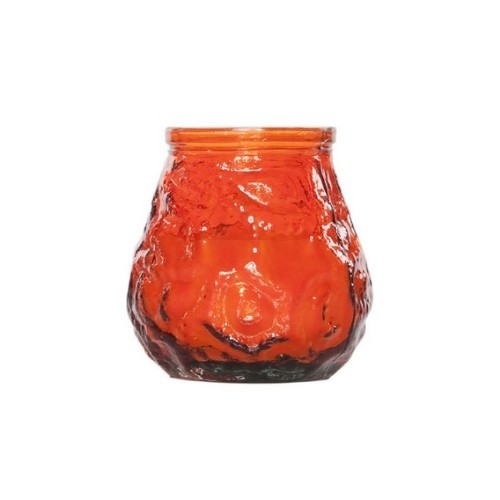 TABLE CANDLE LOWBOY MINI DIAM. 7.5CM. HGT. 7.5CM. COLOR ORANGE