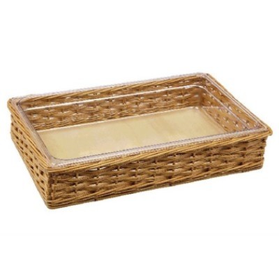 BREAD BASKET FOR GN 1/1 DIM. 56X34.5X(H)11.5CM. REED