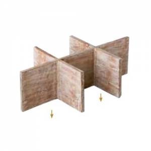 INTERIOR 6-COMPARTMENT FOR 80.4532 DIM. 48X27X(H)15CM. MANGO WOOD