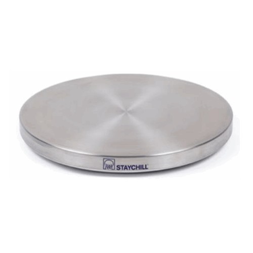 COOLING PLATE DIAM. 30X(H)3.6CM. ALUMINUM STAYCHILL