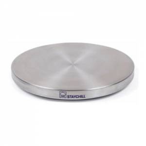 Koelplaat diam. 30x(h)3,6cm. aluminium Staychill