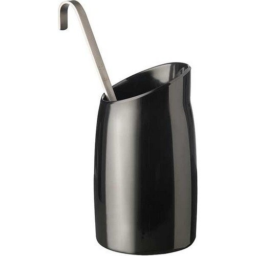 DRESSING POT 1 LTR. MELAMINE COLOR BLACK