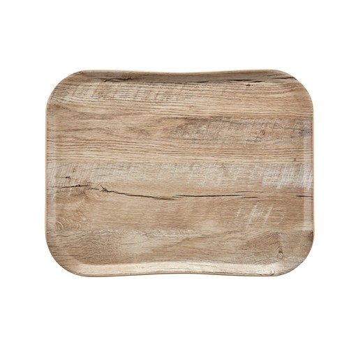 Dienblad Century Wood Grain afm. 33x43cm. kleur light oak Cambro