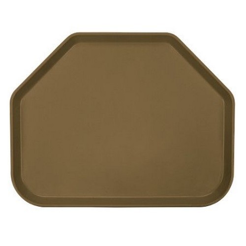 Dienblad trapezium 'Camtray' afm. 45,7x35,6 cm. kleur 513 bay leaf brown Cambro
