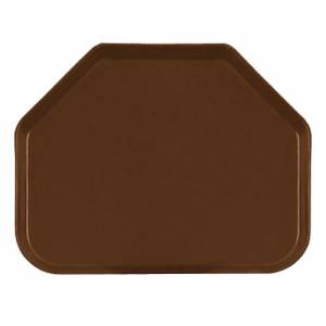 TRAY TRAPEZIUM 'CAMTRAY' SIZE 45.7X35.6 CM. COLOR 508 SUEDE BROWN CAMBRO