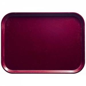 PLATEAU EURONORM 'CAMTRAY' DIM. 53X37CM. COULEUR 522 VIN DE BOURGOGNE CAMBRO