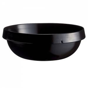 Kom diam. 35cm. HG. 13cm. kleur Noir Charbon Welcome Emile Henry