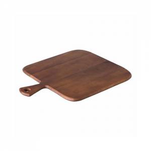 Foccacia plank / pizzaplateau met handvat afm. 44x34cm. HG. 1,5cm. acaciahout