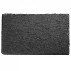 Leisteen plateau rechthoekig afm. 24x15cm.