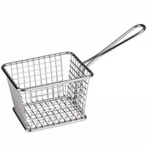 MINI FRIES BASKET DIM. 14X11X8CM. stainless steel