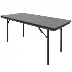 Tafel inklapbaar grijs afm. 152x76x75cm.