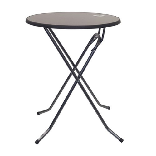 Statafel inklapbaar kleur punti (rand Antraciet) diam. 85cm. HG. 110cm.